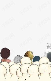 吃瓜群众插画素材,揭秘网络围观背后的趣味与思考