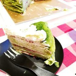 吃瓜吃千层蛋糕图片,视觉与味蕾的双重享受