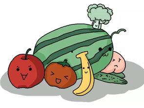 幼儿吃瓜简笔画,童趣盎然的夏日时光